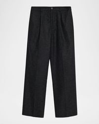 FRAME - Pinstripe Wide Leg Trousers - Lyst