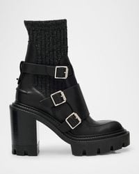 Christian Louboutin - Cortinetta College-Sole Ankle Boots - Lyst