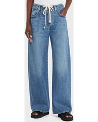 Citizens of Humanity - Brynn Drawstring Wide-Leg Trouser Jeans - Lyst