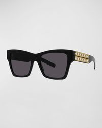 Givenchy - Plumeties Crystal & Acetate Square Sunglasses - Lyst