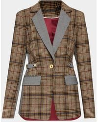 Ramy Brook - Bianca Combo Plaid Blazer - Lyst