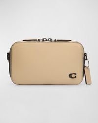 COACH - Charter Zip Pebbled Leather Slim Crossbody Bag - Lyst