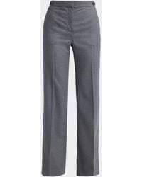 Stella McCartney - Tailored Wool Slim Straight-Leg Pants - Lyst