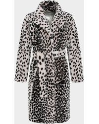 Gorski - Reversible Lamb Shearling Belted Short Coat - Lyst