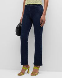 FRAME - The Jetset Crop Mini Bootcut Jeans - Lyst