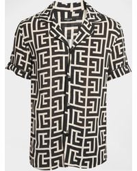 Balmain - Monogram Shirt - Lyst