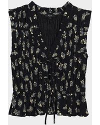 Rails - Martine Ruffle-Trim Peplum Tank Top - Lyst