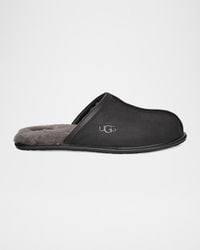 UGG - Scuff Faux Shearling-lined Mule Slippers - Lyst