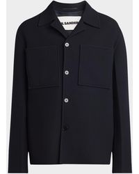 Jil Sander - Apos;S Wool Boxy-Fit Shirt Jacket - Lyst