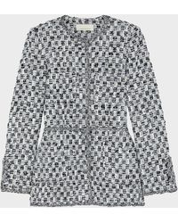 LIBEROWE - Diya Metallic Tweed Single-Breasted Jacket - Lyst