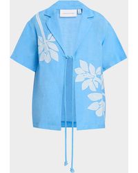 Significant Other - Tammy Tie-Front Shirt - Lyst