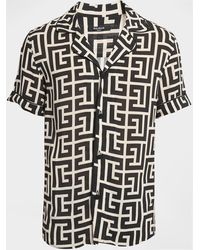 Balmain - Monogram Shirt - Lyst