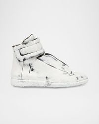 Maison Margiela - Apos;S Future Bianchetto Leather Mid-Top Sneakers - Lyst
