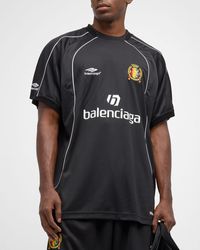 Balenciaga - Lion Crest Soccer T Shirt Oversized - Lyst