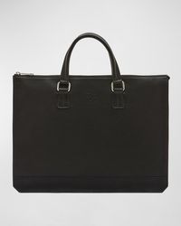 Il Bisonte - Meleto Leather Zip Briefcase Bag - Lyst