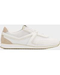 Rag & Bone - Retro Mesh And Leather Trainer Sneakers - Lyst