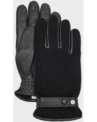Hestra - Apos;S Christopher Elk Leather And Cashmere Knit Gloves - Lyst