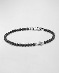 David Yurman - Spiritual Beads Cross Station Bracelet - Lyst