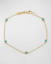 Jennifer Meyer - 5 Illusion-set Turquoise Bracelet - Lyst