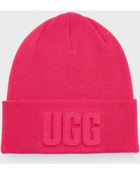 UGG - 3D Graphic Logo Wool-Blend Beanie - Lyst