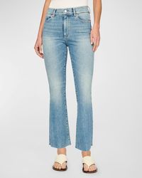 DL1961 - Bridget Boot High Rise Instasculpt Crop Jeans - Lyst