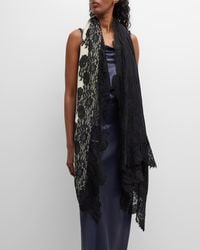 Bindya Accessories - Tie-Dye Lace Evening Wrap - Lyst
