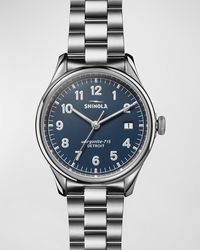 Shinola - 38Mm Vinton Stainless Steel Bracelet Watch - Lyst