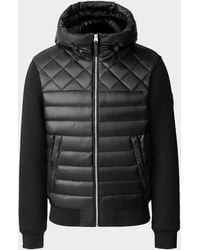 Mackage - Fletcher Mixed-Media Down Hooded Jacket - Lyst