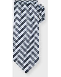 Tom Ford - Woven Check Silk Tie - Lyst
