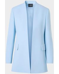 Akris - Alvar Front Slits Open Blazer Jacket - Lyst