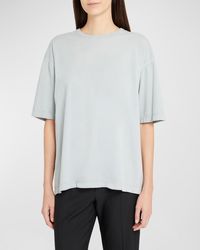 The Row - Steven Relaxed Short Sleeve Top - Lyst