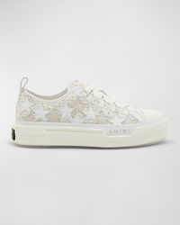 Amiri - Stars Low-Top Mohair Canvas Sneakers - Lyst