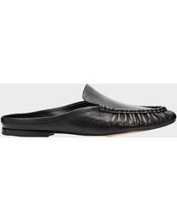 Vince - Tevin Leather Loafer Mules - Lyst