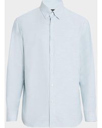 Brioni - Cotton Twill Sport Shirt - Lyst
