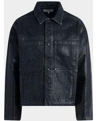Hudson Jeans - Apos;S Worker Coated Denim Jacket - Lyst