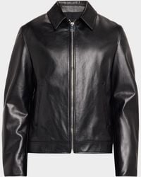 Givenchy - Apos;S Leather Full-Zip Biker Jacket - Lyst