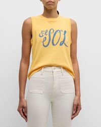 Mother - The Strong And Silent Type Tank Top - Lyst