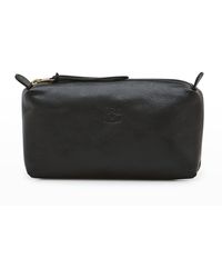 Il Bisonte - Classic Zip Leather Cosmetic Bag - Lyst