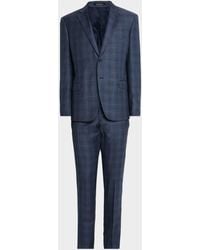 Emporio Armani - Wool Super 130S Plaid G Line Suit - Lyst