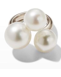 Assael - South Sea 3-Pearl Bubble Ring, 11.2-13.3Mm - Lyst