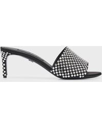Dolce & Gabbana - Keira Crystal Stiletto Mule Sandals - Lyst