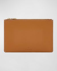 Il Bisonte - Oliveta Zip Vacchetta Leather Card Case - Lyst