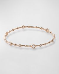 Ippolita - 18k Rose Gold Diamond Bangle Bracelet - Lyst
