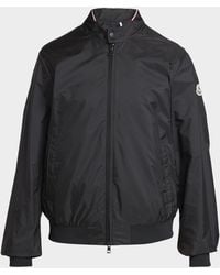 Moncler - Apos;S Reppe Nylon Collar-Logo Full-Zip Jacket - Lyst