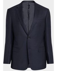 Giorgio Armani - Apos;S Soft Prince Of Wales Single-Breasted Sport Coat - Lyst