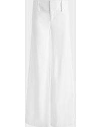 Alice + Olivia - Olivia Linen Wide-Leg Pants - Lyst