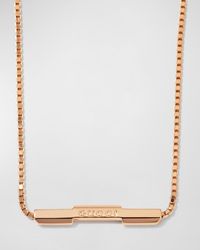 Gucci - Link To Love 18k Yellow Gold Necklace - Lyst