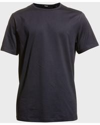 Theory - Apos;S Precise Luxe Cotton Short-Sleeve Tee - Lyst