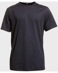 Theory - Precise Luxe Cotton Short-Sleeve Tee - Lyst