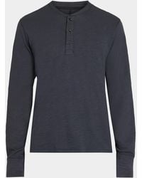 Rag & Bone - Apos;S Classic Flame Henley Long-Sleeve T-Shirt - Lyst